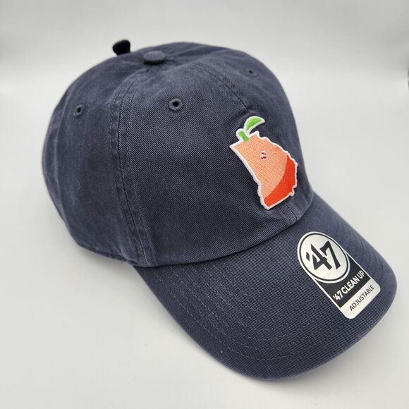 Gwinnett Stripers '47 Clean Up Navy Georgia Peaches Hat Cap Braves MLB NEW NWT - Picture 5 of 10